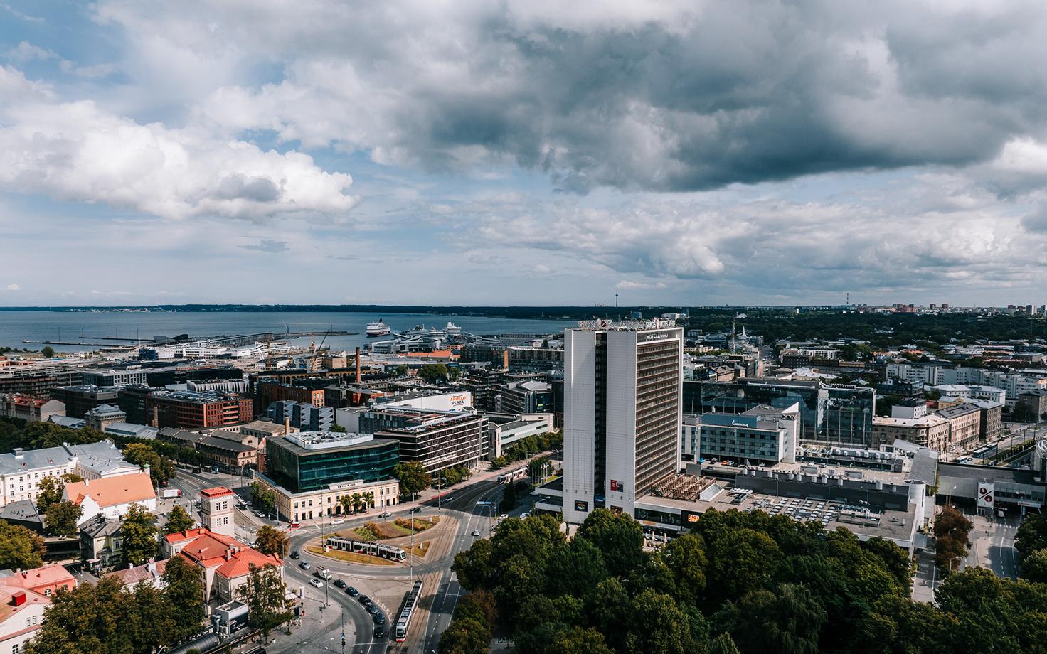 A view of central Tallinn.