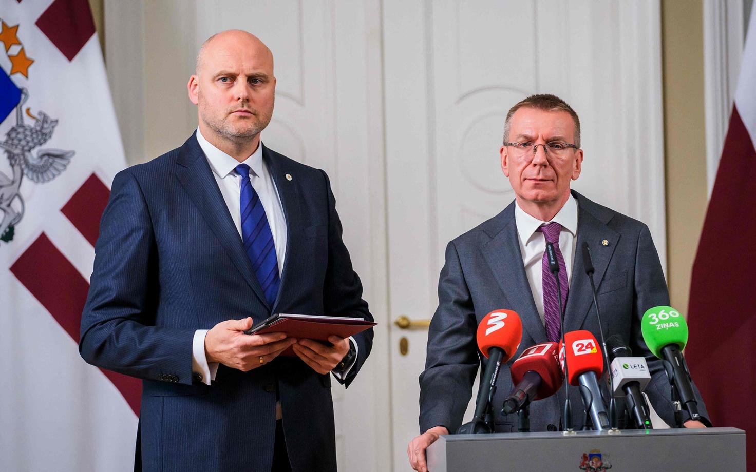 Andris Kulbergs ja Edgars Rinkevics.