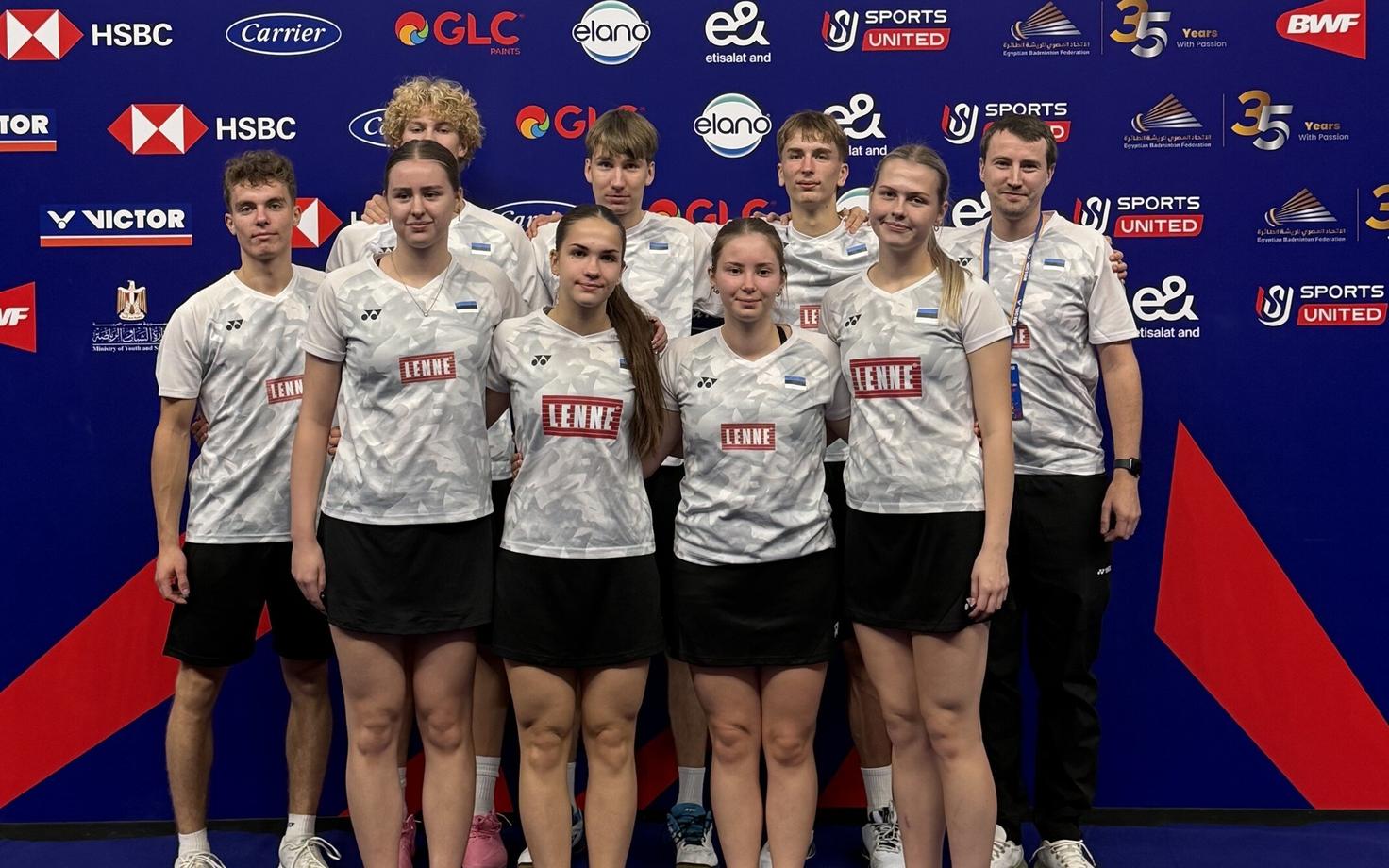 Eesti juunioride sulgpallikoondis MM-il