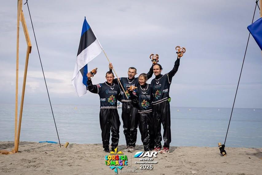 Estonian ACE La Sportiva (vasakult): Tauno Riibak, Rain Eensaar, Reeda Tuula-Fjodorov ja Timmo Tammemäe