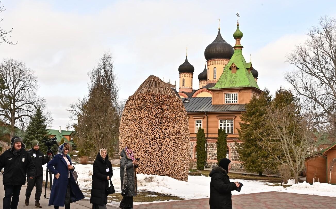 The Pühtitsa Convent in Kuremäe, Ida-Viru County.