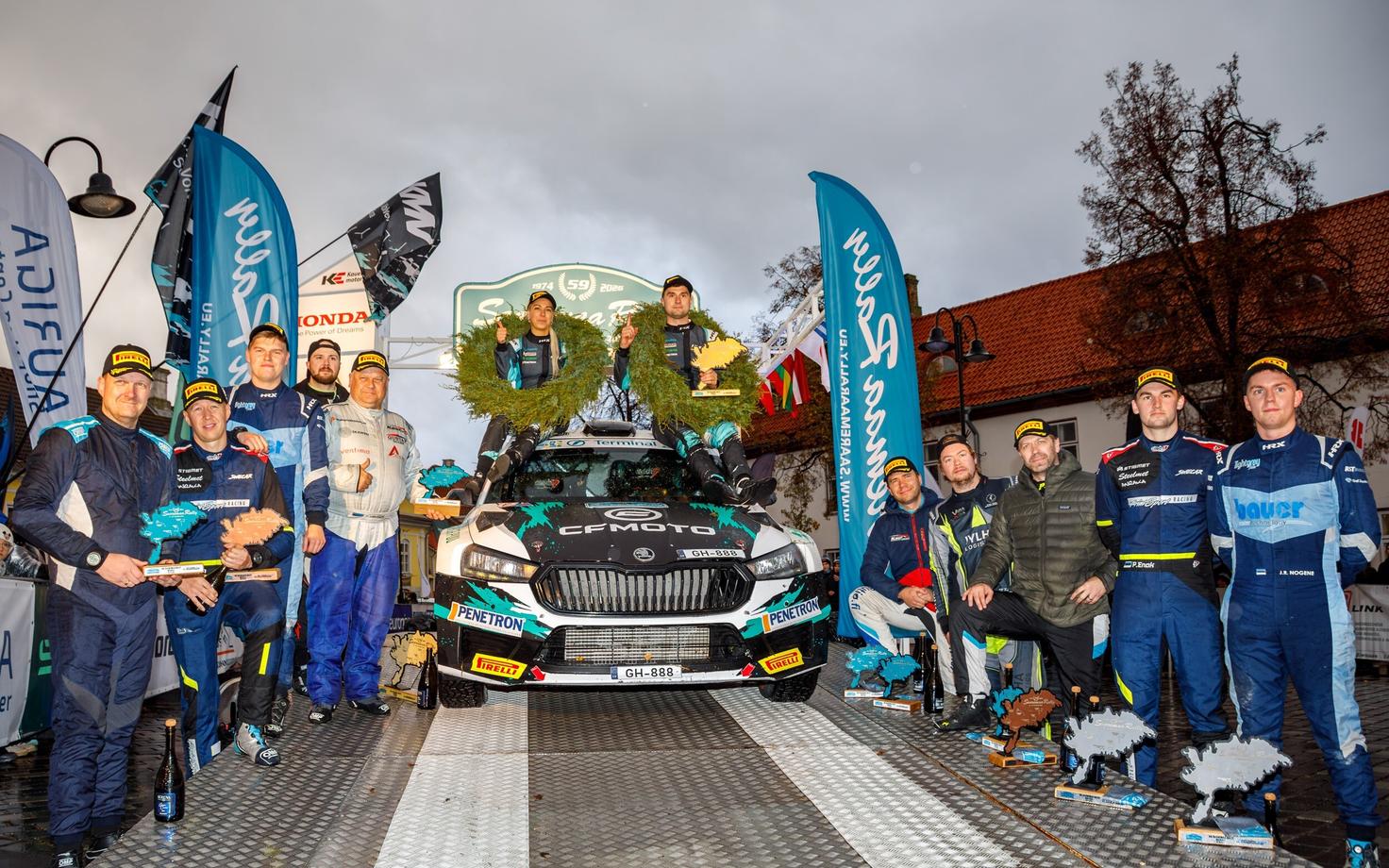 Saaremaa ralli võitsid Karl Martin Volver ja Annika Sõna