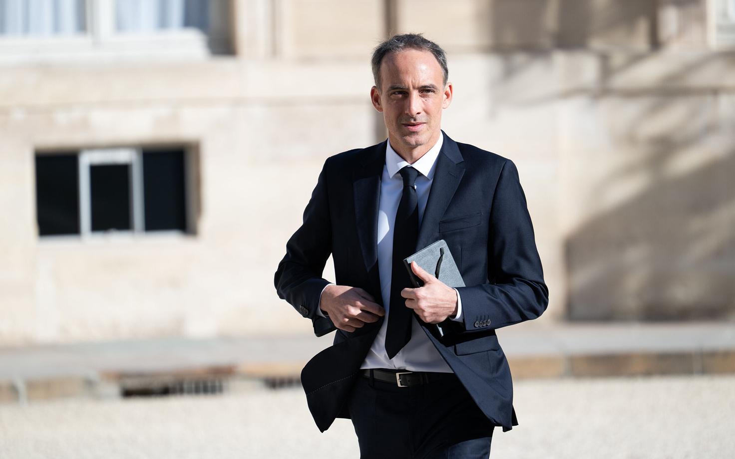 Prantsuse vasaktsentristide presidendikandidaat Raphaël Glucksmann.