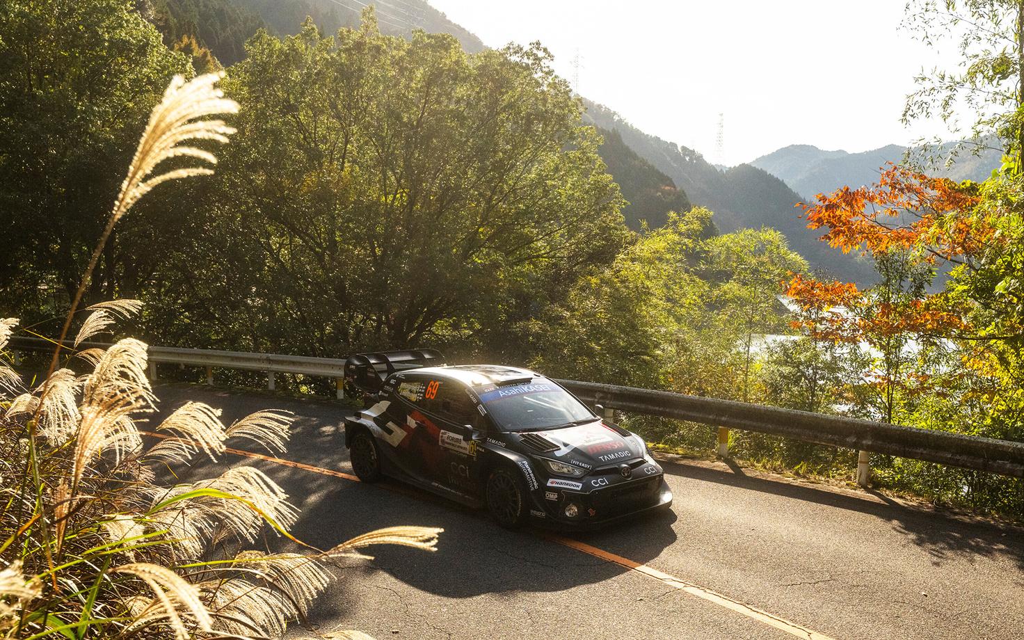 Kalle Rovanperä mullu Jaapani rallil