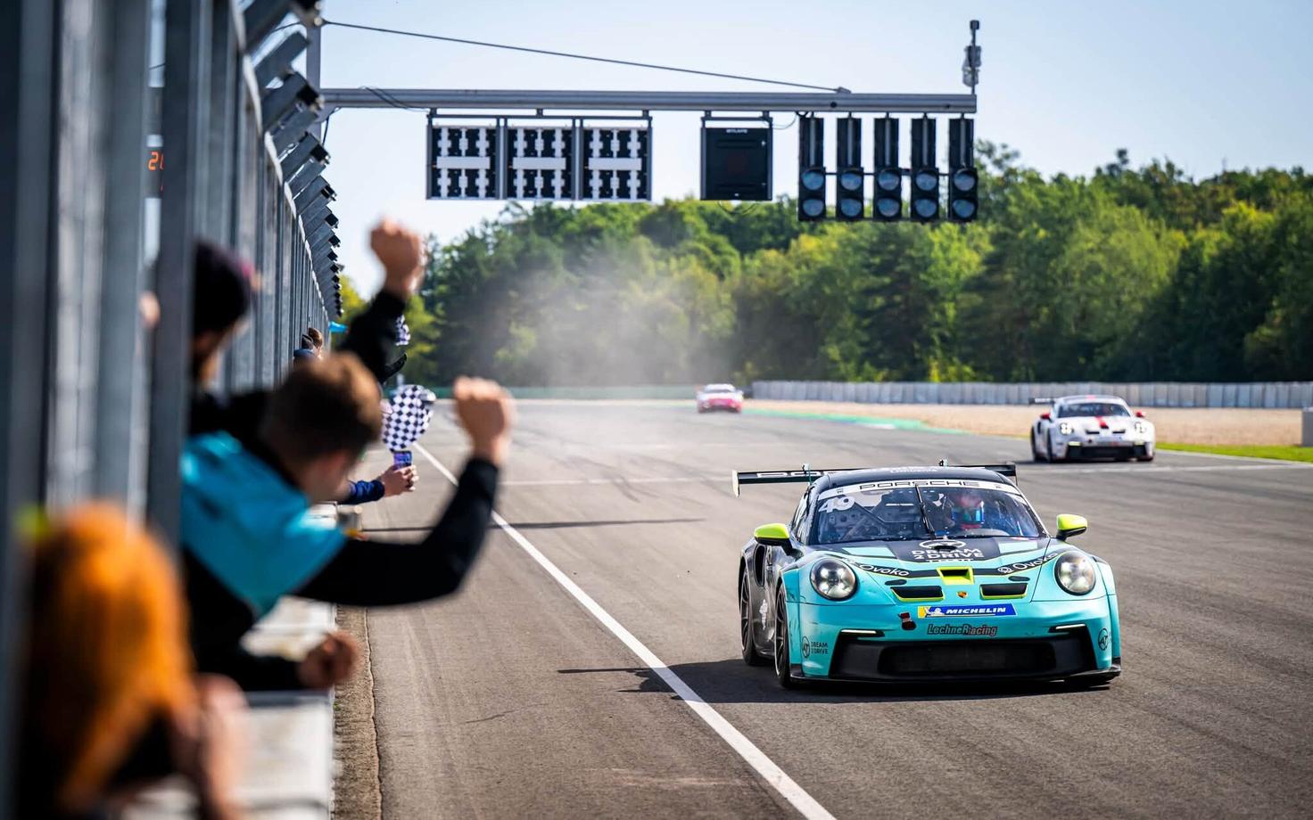 Markus Kajak in the Porsche 911 GT3 Cup car.