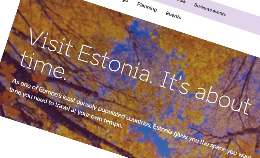 Visitestonia kodulehekülg.