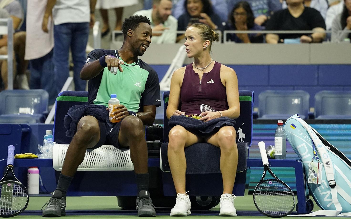 Gael Monfils ja Elina Svitolina.
