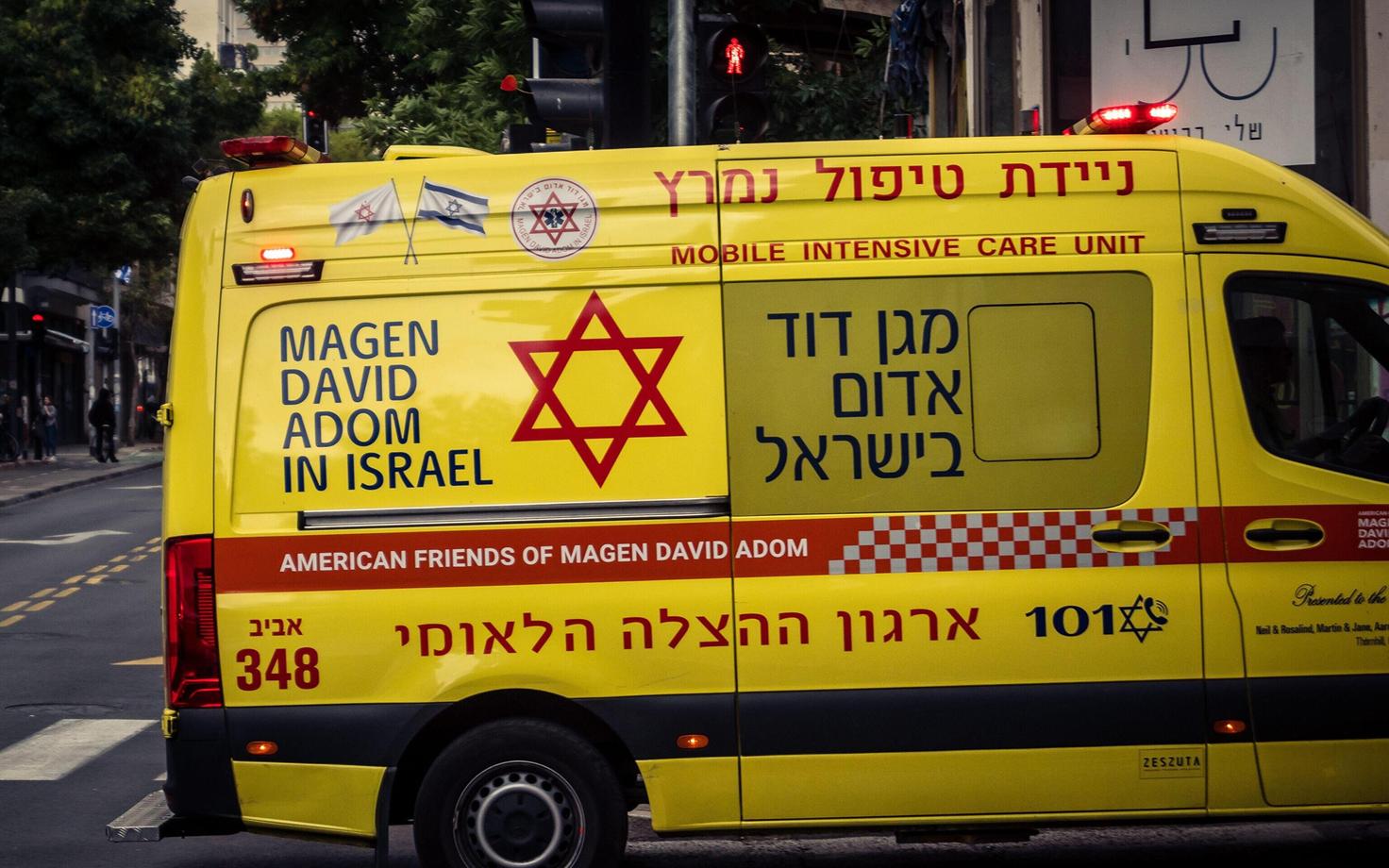 Iisraeli kiirabi. Pilt on illustratiivne.