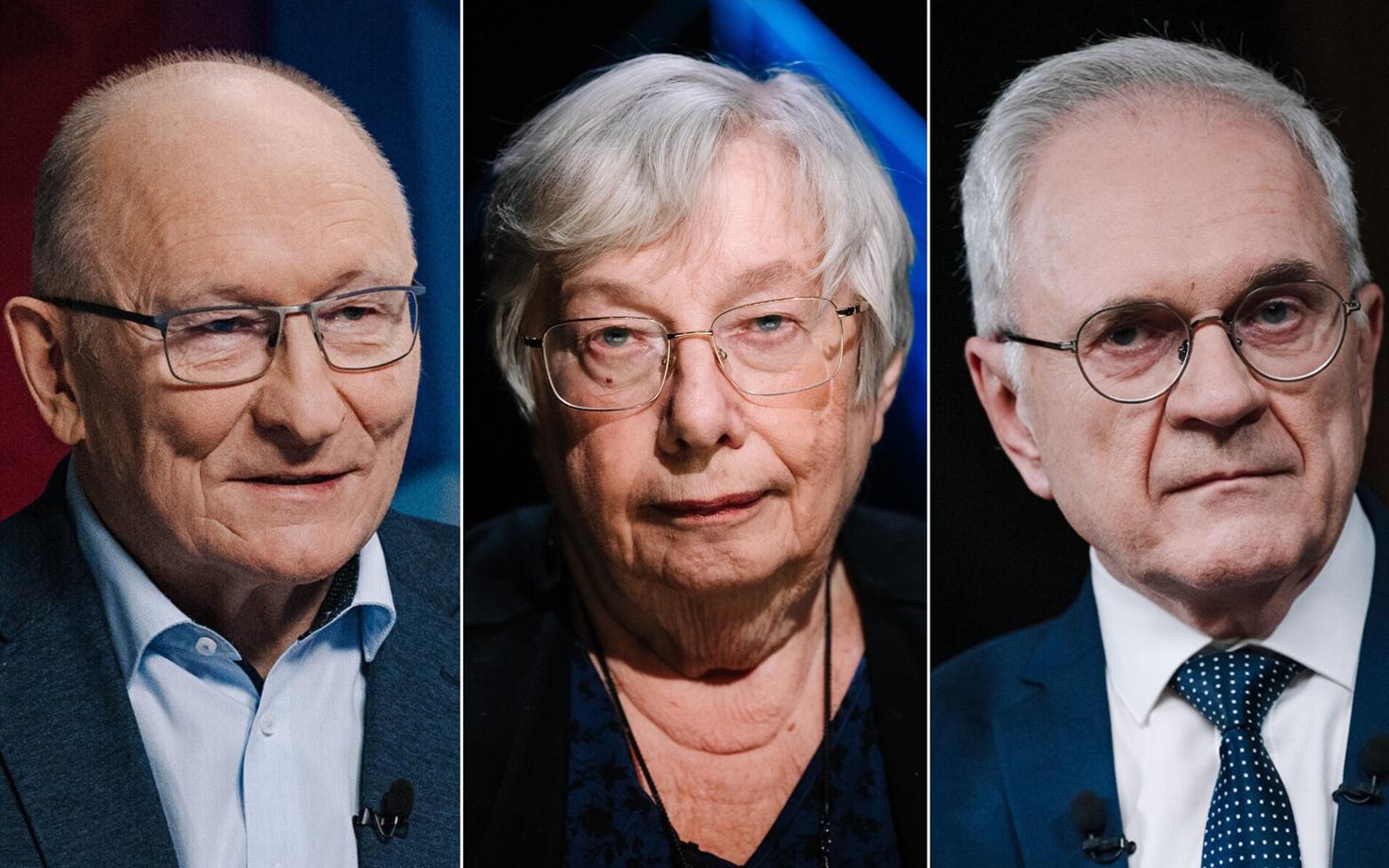 Jaak Aaviksoo, Marju Lauristin ja Jüri Raidla.