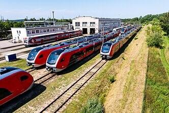 Новые поезда Stadler в Литве.