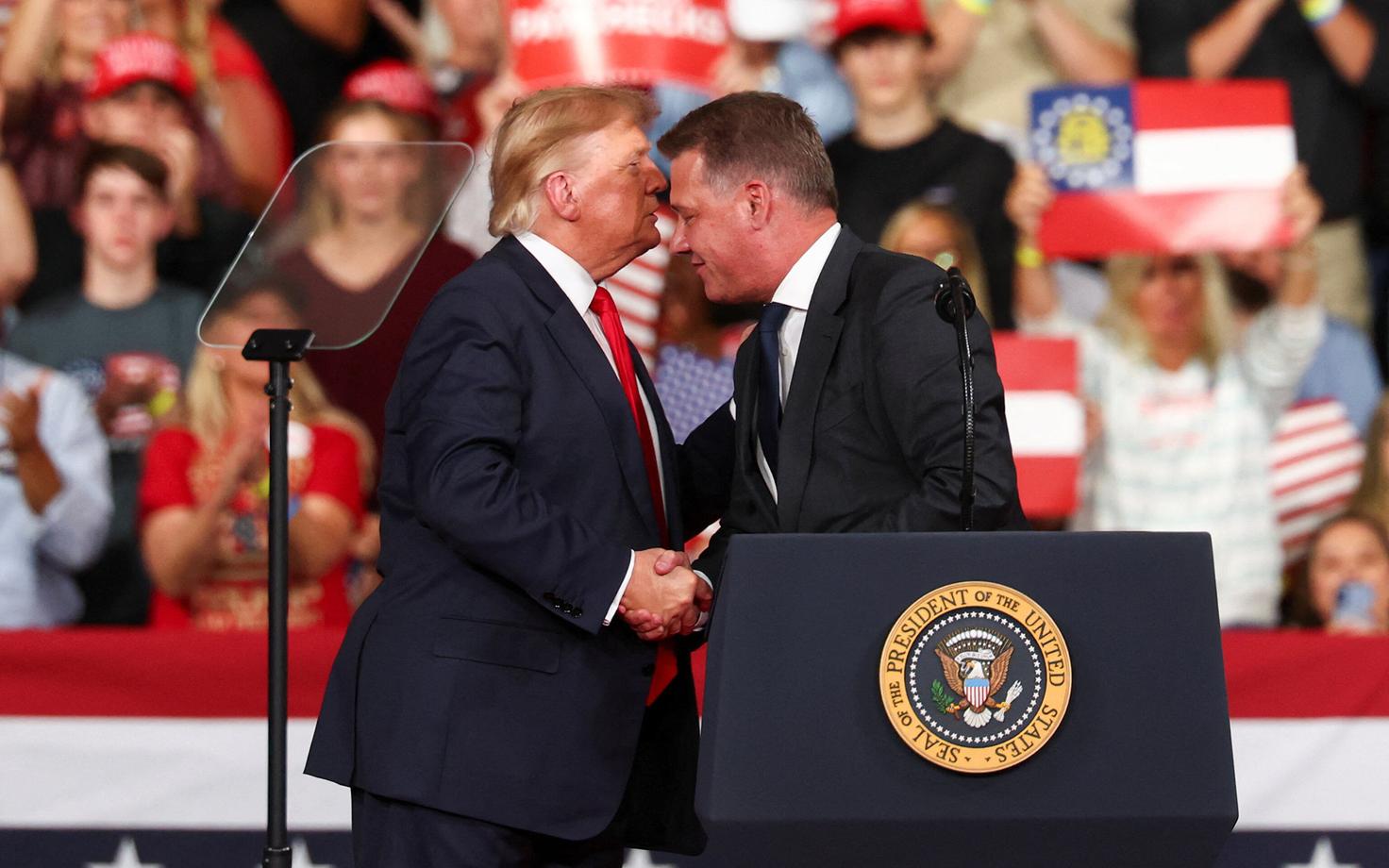 Donald Trump ja Gernot Döllner