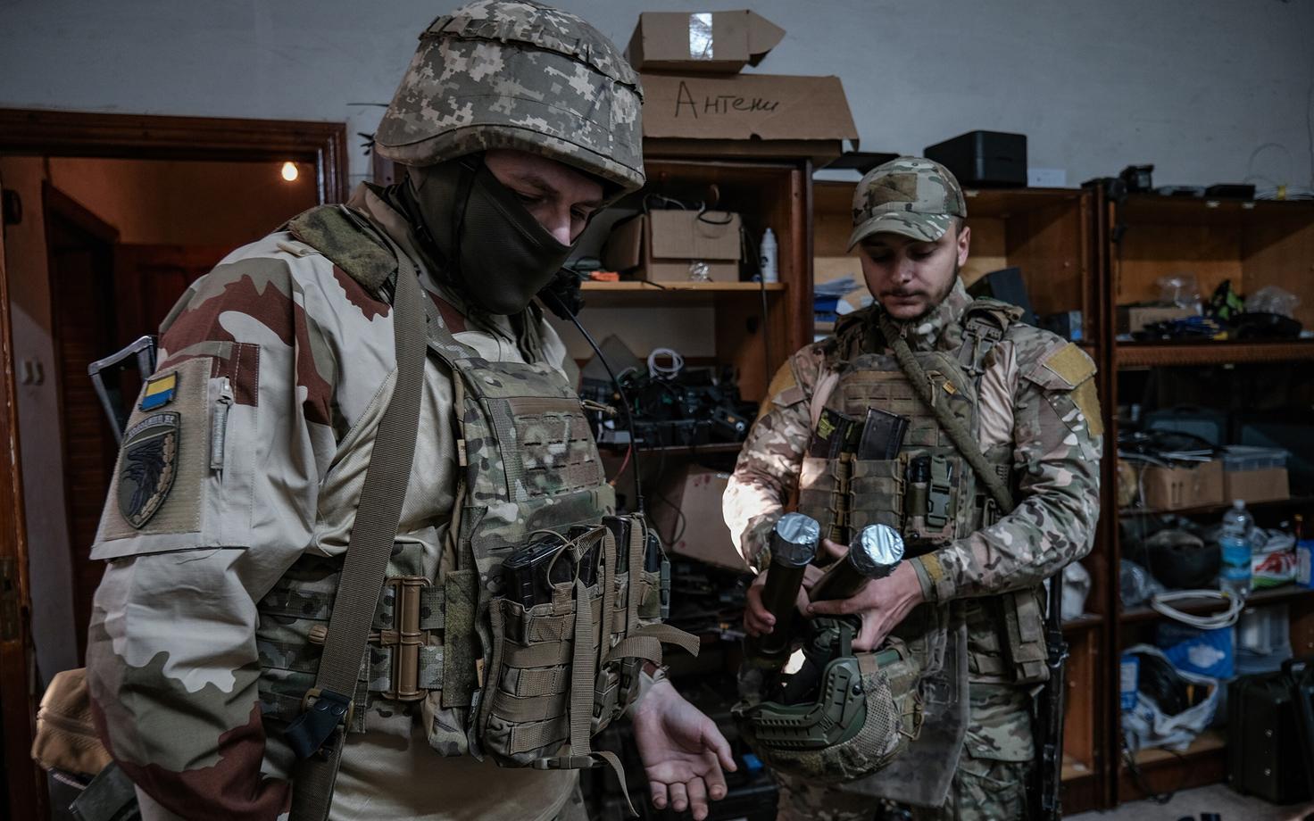 Ukraina armee 93. brigaadi drooniüksuse liikmed