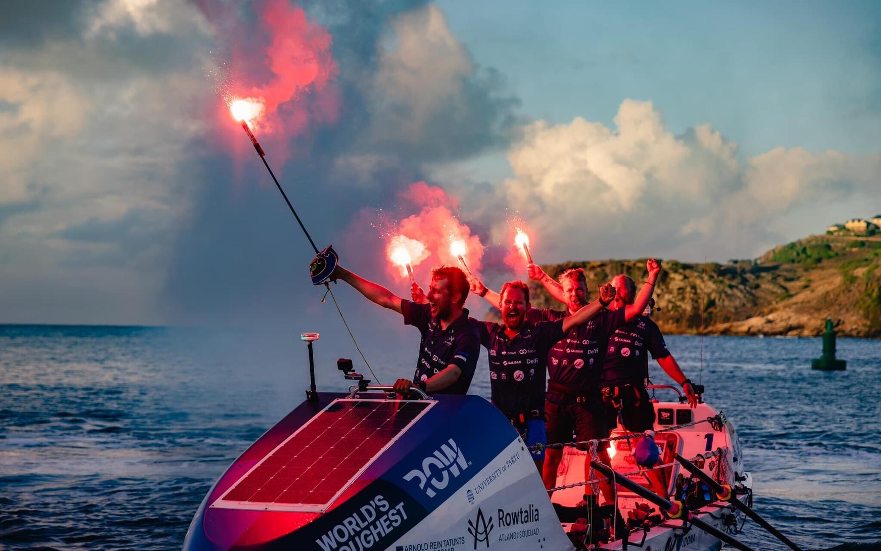 Transatlantic Rowing Estonian team finishes transatlantic row in planned 40 days | News | ERR